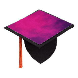 Custom Neon Pink Gradient Graduation Cap Topper