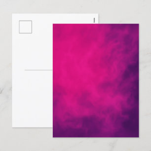 Custom Neon Pink Gradient Holiday Postcard