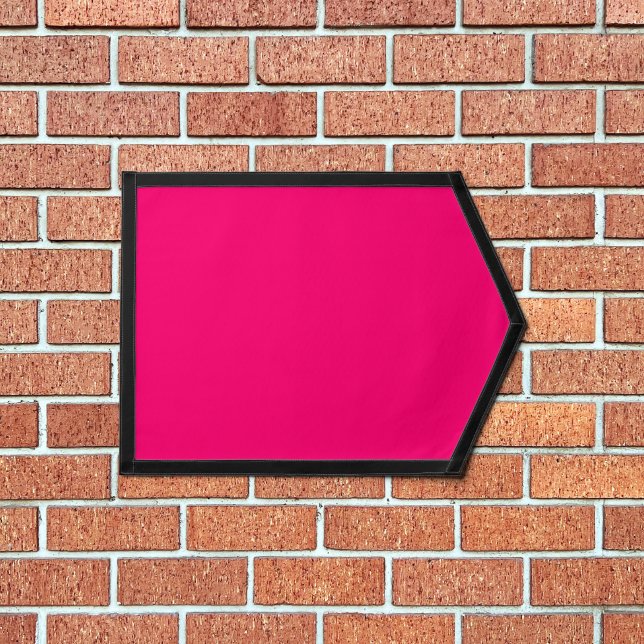 Custom Neon Pink Pennant – Bold & Versatile (Insitu 1)
