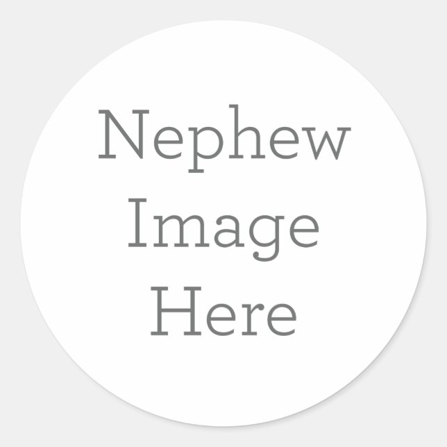 Custom Classic Round Stickers, Format: Sheet of Stickers, Size: Small, 1½ inch (sheet of 20), Paper Type: Glossy White Paper (Front)