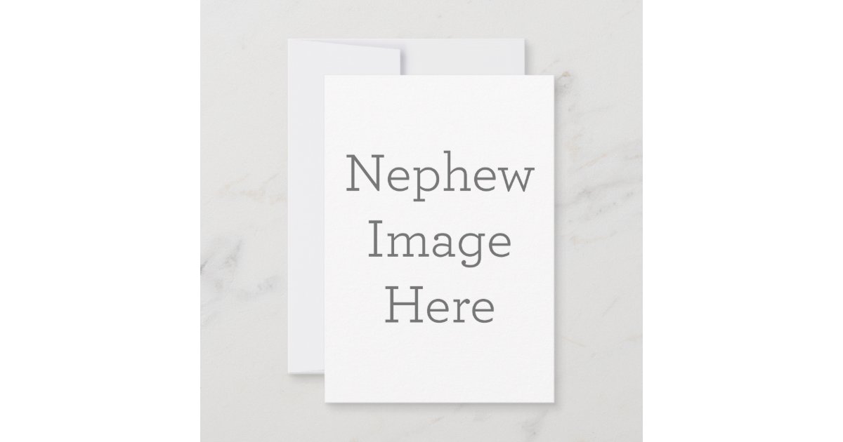 Custom Nephew Thank You Card | Zazzle