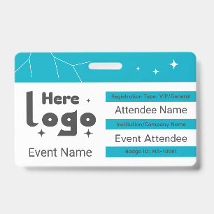 Custom Networking Event QR Code Badge