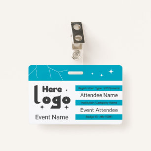 Custom Networking Event QR Code Badge