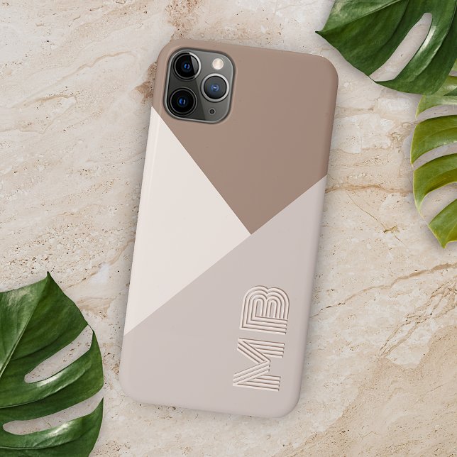 Custom Neutral Brown Ivory Beige Taupe Natural iPhone Case (Creator Uploaded)