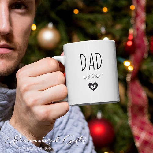 Custom New Dad or New Grandpa Gift Coffee Mug