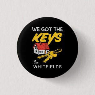 Custom New Home Owners Matching Housewarming Party Button