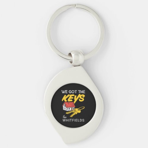 Custom New Home Owners Matching Housewarming Party Keychain