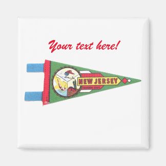 Custom New Jersey NJ Souvenir Magnet Favor