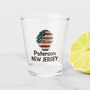 Custom New Jersey State Shot Glass