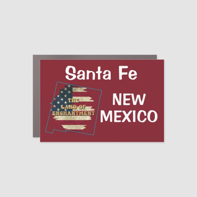 Custom New Mexico state  Car Magnet (Front)