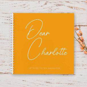 Custom New Mom Gift Minimalist Stylish Script Notebook