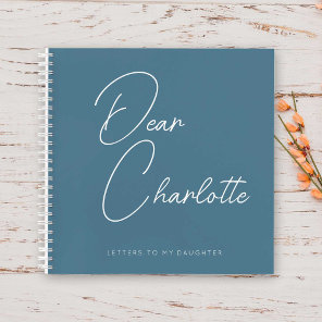 Custom New Mom Gift Minimalist Stylish Script Notebook