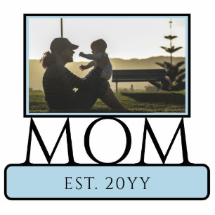 Custom New Mom to be Mom Est Photo Sculpture