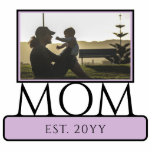 Custom New Mom to be Mom Est Photo Sculpture<br><div class="desc">Personalized Custom New Mom to be Mom Est First Mother's Day Gifts!</div>