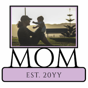 Custom New Mom to be Mom Est Photo Sculpture