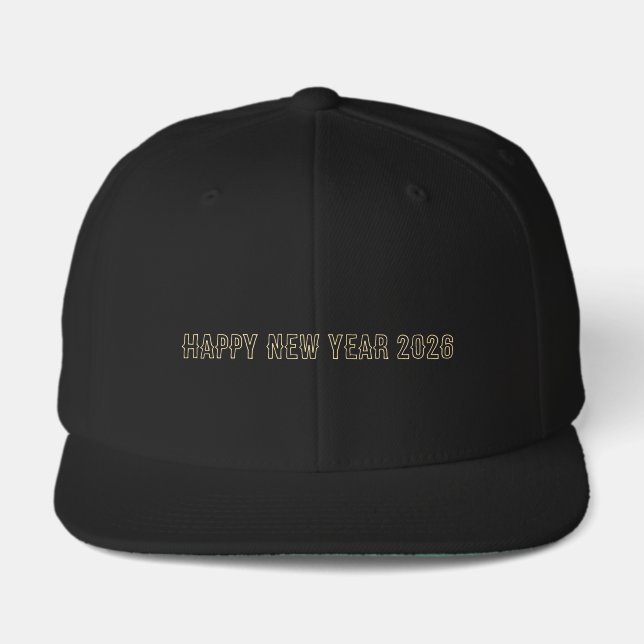 Custom New Year 2026 Premium-Hat Versatile look  Visor (Front)