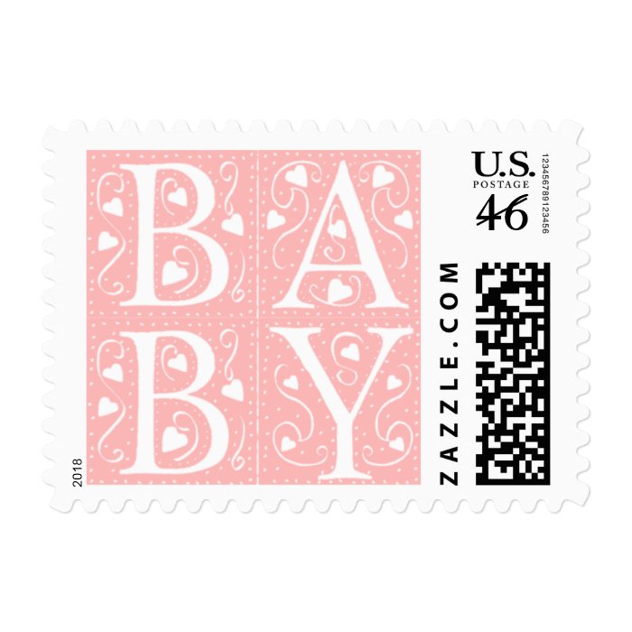 Custom Newborn Baby Announcement Stamps