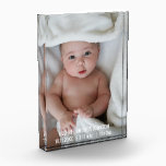 Custom Newborn BABY PHOTO/PICTURE Keepsake Gift<br><div class="desc">Lovely idea for a baby gift with baby's photo and option of adding name,  birth date & time,  weight.  Personalize it with adding your photo and editing text. Perfect for newborn gift,  baby shower,  christening,  baptism or birthday.</div>