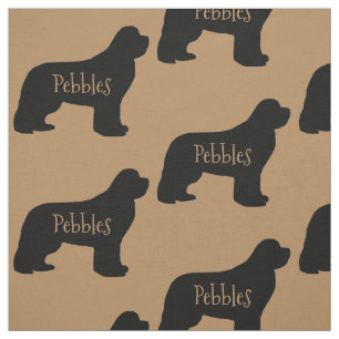 Custom Newfoundland Dog Fabric