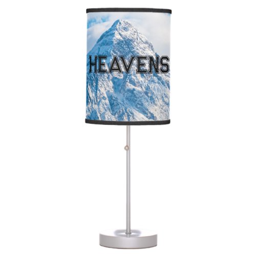 Custom Nice Home living Heavens Text Sky Image Table Lamp