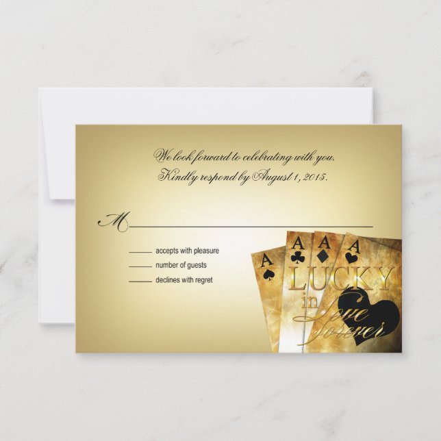 ::CUSTOM:: Nichole & Jason Las Vegas RSVP (Front)