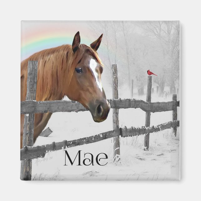 Custom Nicole - Mae 3 Magnet (Front)