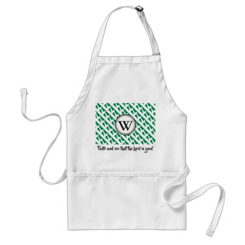 Custom NIGERIA Monogram Adult Apron