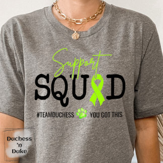 Custom Non Hodgkins Lymphoma Paw Ribbon Support Tri-Blend Shirt