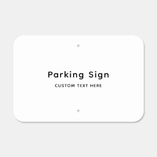 Custom Non Reflective 18" x 12" Metal Sign