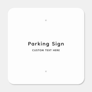 Custom Non Reflective 18" x 18" Metal Sign