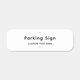 Custom Non Reflective 18" x 6" Street Sign