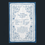 Custom Nonna’s Recipe Keepsake Tea Towel<br><div class="desc">Create a heartfelt kitchen keepsake with this custom printed tea towel featuring Nonna’s favorite recipe. Personalize the text to make a meaningful Christmas family gift,  a thoughtful newlywed gift for a bride,  or a sentimental Mother’s Day gift she’ll treasure. Visit the full collection for matching items.</div>
