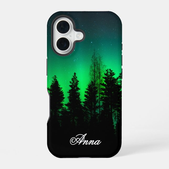 Custom Northern Lights  Iphone Case (Back)