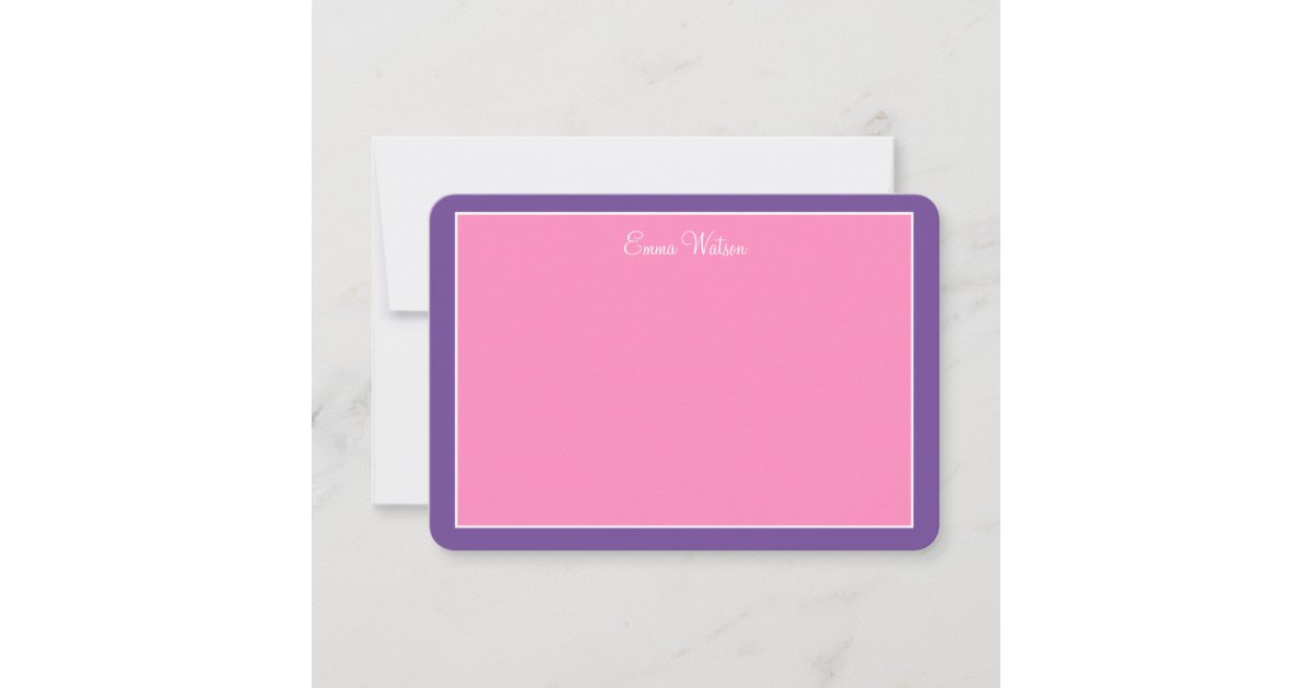 Custom Note Card Zazzle