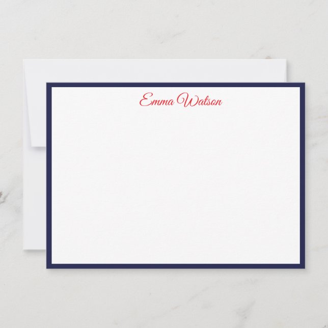 Custom Note Card (Front)