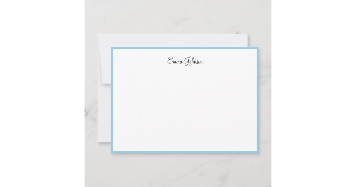 Custom Note Card Zazzle