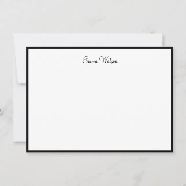 Custom Note Card Zazzle
