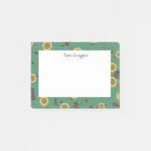 Custom note Sunflower, Make it happen 