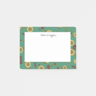 Custom note Sunflower, Make it happen 