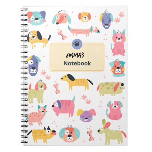 Custom notebook for children back to school