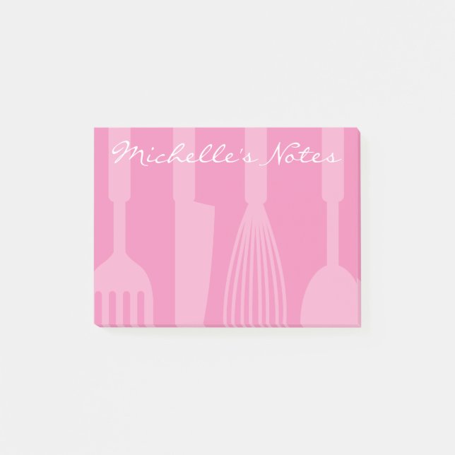 Custom notes with kitchen cooking utensils (Front)