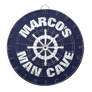 Custom novelty design nautical man cave dartboard