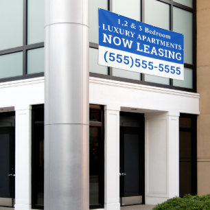 Custom Now Leasing Banner