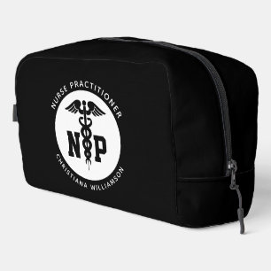 Custom NP Nurse Practitioner Graduation Caduceus Dopp Kit