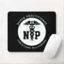 Custom NP Nurse Practitioner Graduation Caduceus Mouse Pad