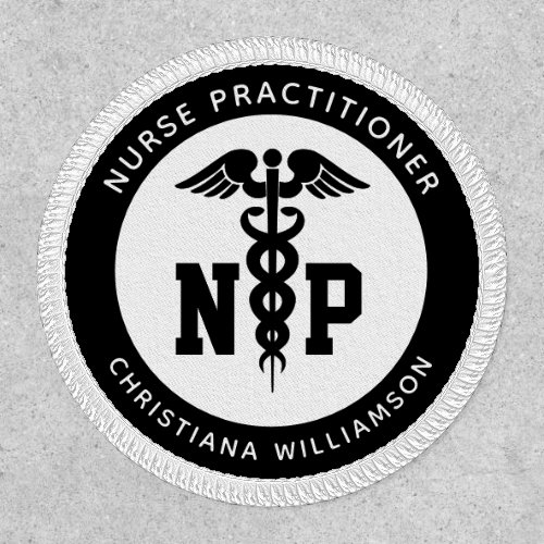 Custom NP Nurse Practitioner Graduation Caduceus Patch