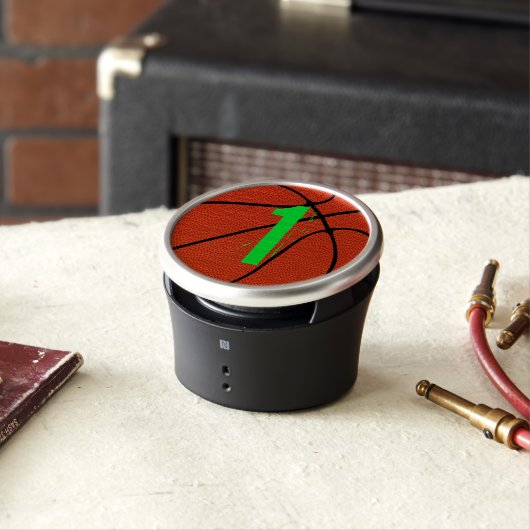 Custom Number or Text Basketball Bluetooth Speaker (In Situ)