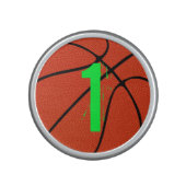 Custom Number or Text Basketball Bluetooth Speaker (Front)