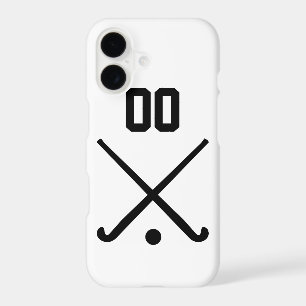 Custom Number Team Field Hockey iPhone 17 Case