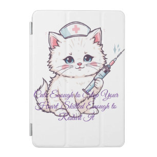 Custom Nurse Cat Skilled Enough iPad Mini Cover